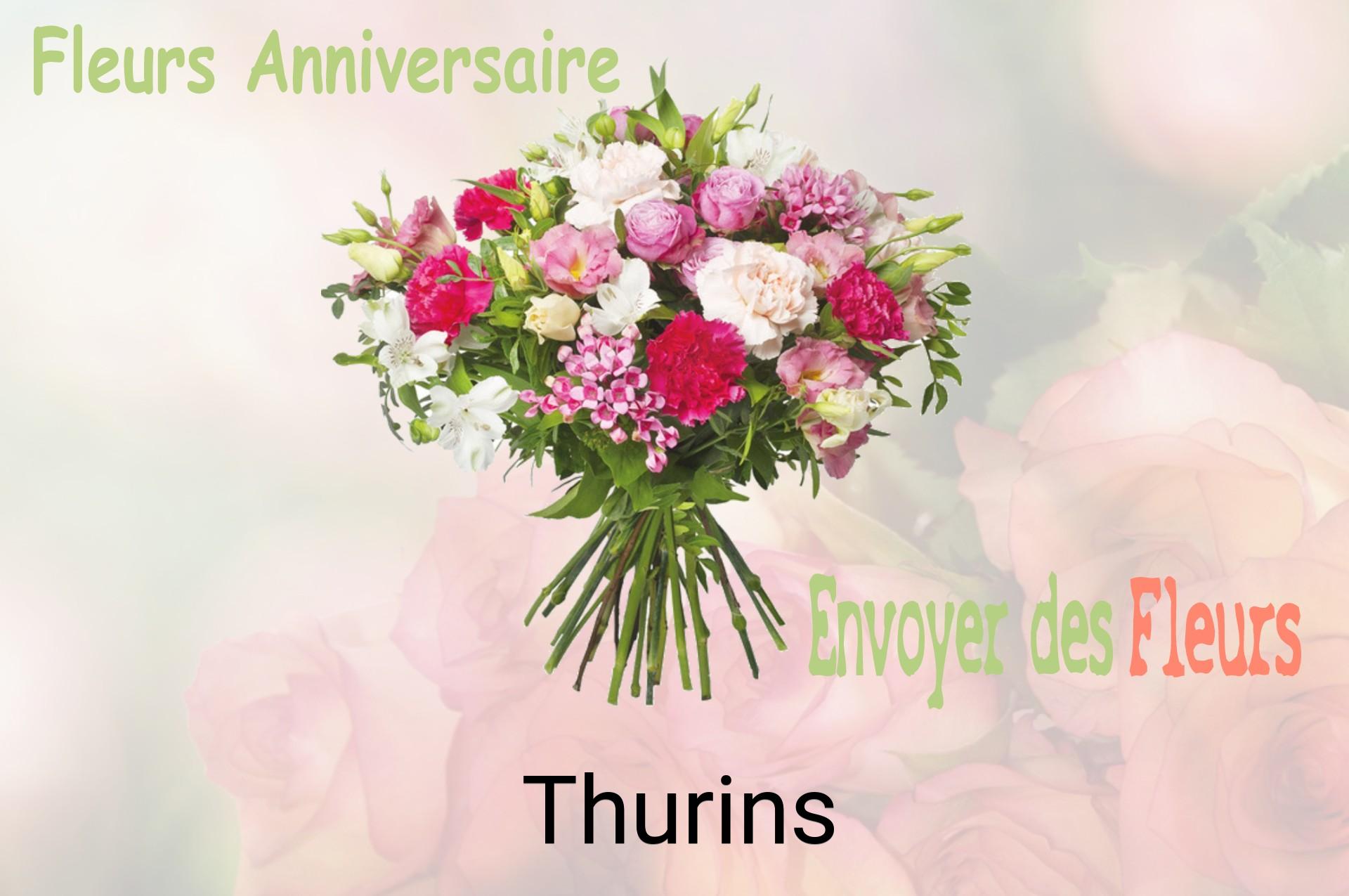 Bouquet de fleurs d’anniversaire livré à Thurins
